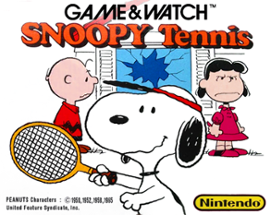 Snoopy Tennis Image