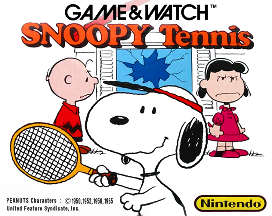 Snoopy Tennis Game Cover