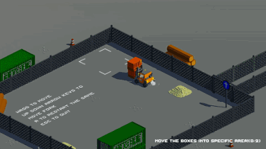 Pixel Forklift Simulator Image