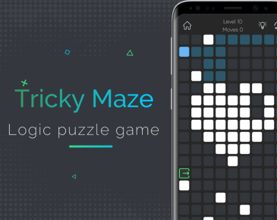 Tricky Maze: labyrinth escape, puzzle mazes Game Cover