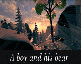 A boy and his bear (christmas advent calendar) Image