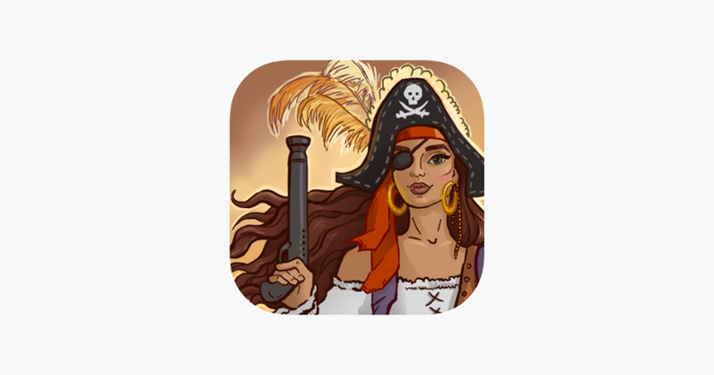 Pirate Mosaic Puzzle. Caribbean Treasures Cruise Game Cover