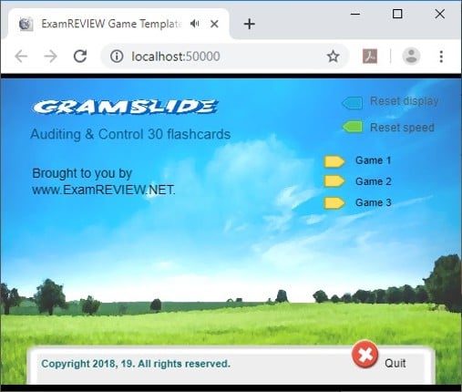 CramFLASH Auditing Exams Random Flashcard Apps Game Cover