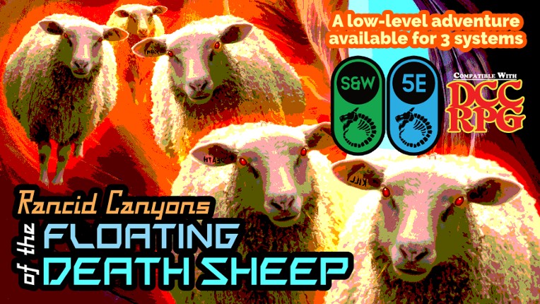 Rancid Canyons of the Floating Death Sheep (5E) Game Cover