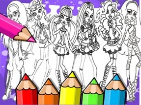 Monster High Coloring Book Image