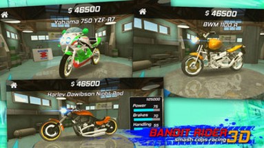 Bandit Rider 3D: smash cops racing Image