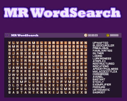 MR WordSearch Game Cover