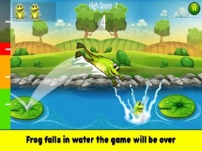 Jungle Frog Jumping Image