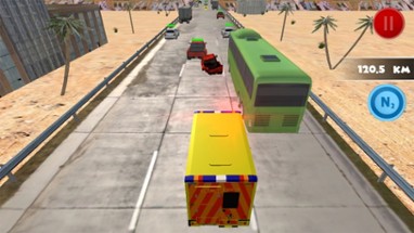 London Ambulance Traffic Racer Image