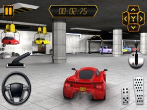 Multi-Level Sports Car Parking Simulator 2: Auto Paint Garage &amp; Real Driving Game Image