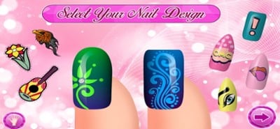 Nail Salon Girl Fashion Game Image