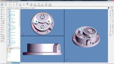 SolidFace Parametric CAD Modeler 2D/3D Image