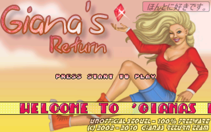 Giana's Return Game Cover