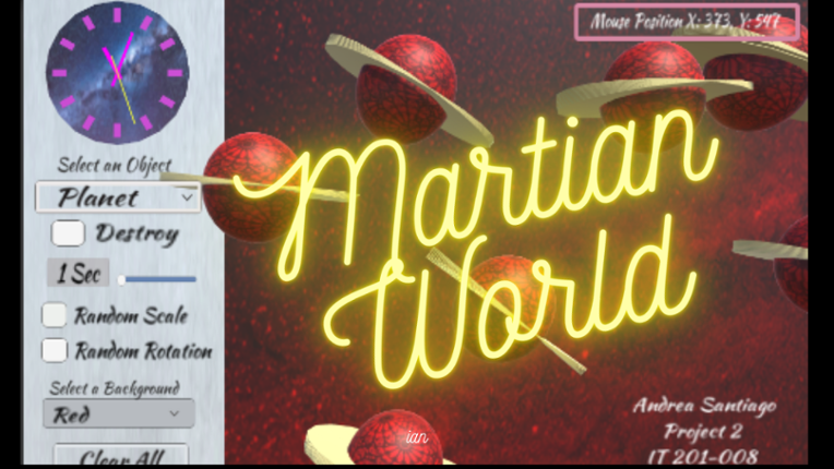 Martian World Project 2 Game Cover