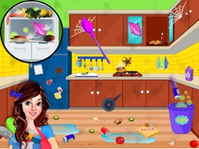 Girls Home Cleaning Image