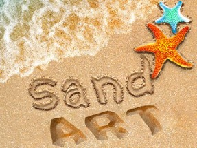 Sand Drawing Game : painting Image