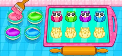 Cooking owl cookies game Image