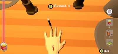 Knife Hand Game Image