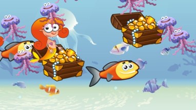 Mermaids and Fishes for Toddlers and Kids : discover the ocean ! FREE app Image