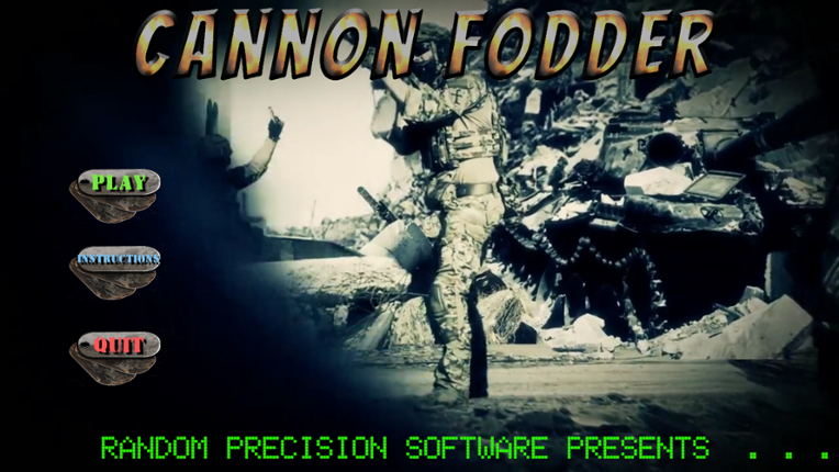 Cannon Fodder Game Cover