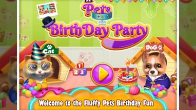 Fluffy Pets Birthday Party Fun Image