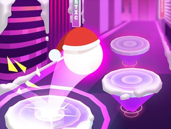 Hop Ball 3D: Dancing Ball on Marshmello Tiles Road Game Cover