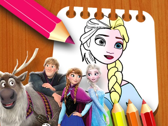 Frozen II Coloring Book Game Cover