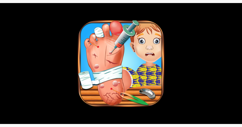Little Kids Foot Doctor - Kids Surgery Games Game Cover