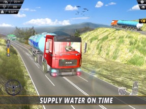 Offroad Water Tanker Transport - Truck Driver Image