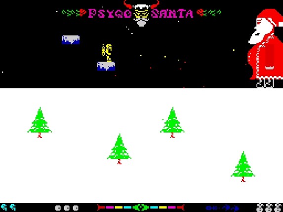 Psyqo Santa  - ZX Spectrum Game Cover