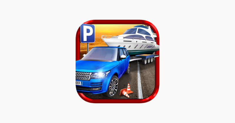 RV &amp; Boat Towing Parking Simulator Real Road Car Racing Driving Game Cover