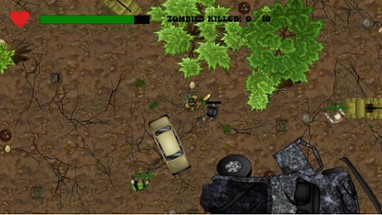 One Button Controlled  -  Zombie Survivor - Accessible Game Image