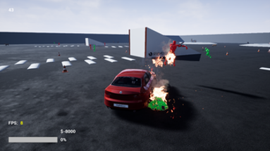 Bot Car Fight VR Image