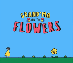 Grand'ma and the flowers Image