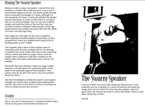 The Swarm Speaker - Monsterhearts 2 Skin Image