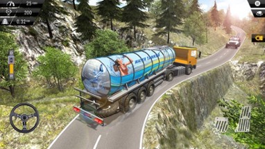 Offroad Water Tanker Transport - Truck Driver Image