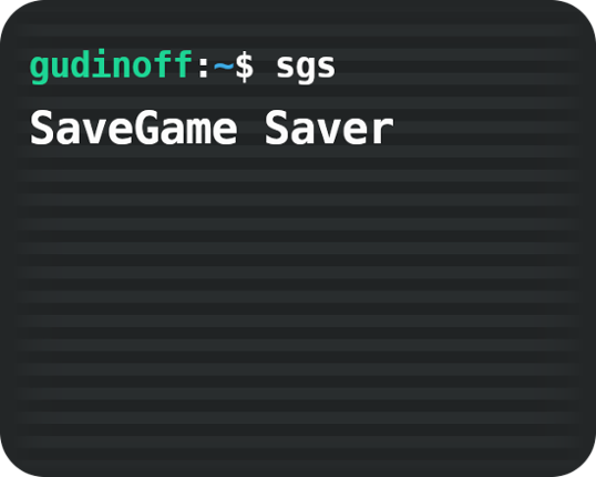 SaveGame Saver Game Cover