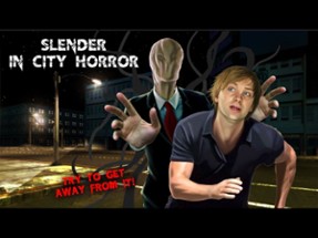 Slender In City Horror Image