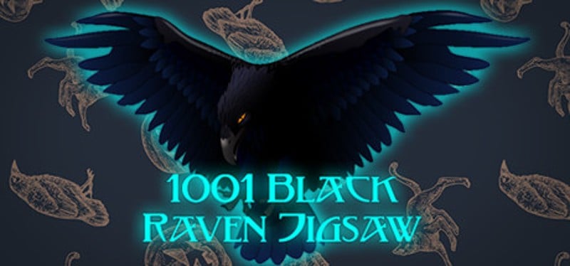 1001 Black Raven Jigsaw Game Cover