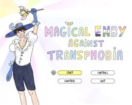 Magical Enby against transphobia Image