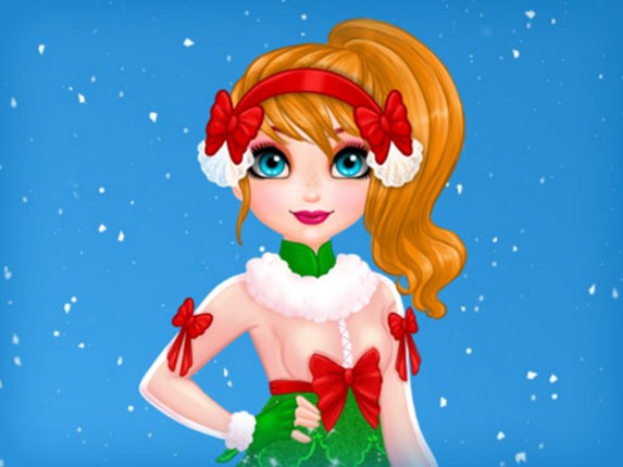 Princess Battle For Christmas Fashion Game Cover