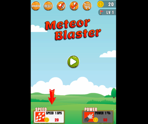 MeteorBlaster Game Cover