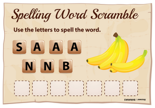 Scramble Words for Kids | Construct 3 Image