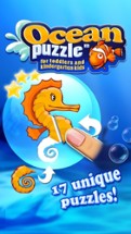 Ocean puzzle HD with colorful sea animals and fish Image