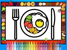 Color and Decorate Dinner Plate Image