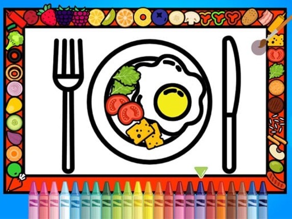 Color and Decorate Dinner Plate Game Cover
