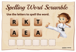 Scramble Words for Kids | Construct 3 Image