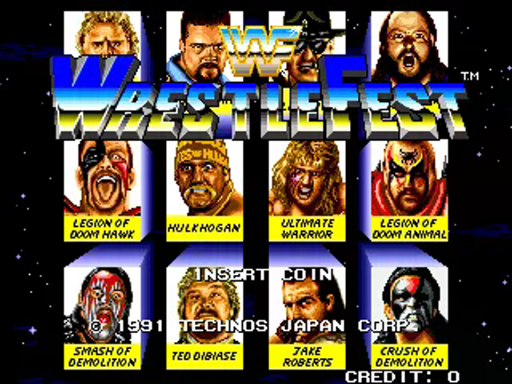 WWF WrestleFest Game Cover