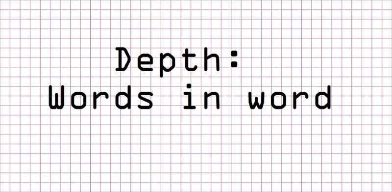 Words in Word Game Cover