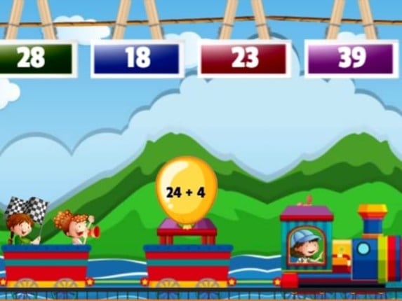 Math Train Addition Game Cover